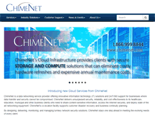 Tablet Screenshot of chime.net